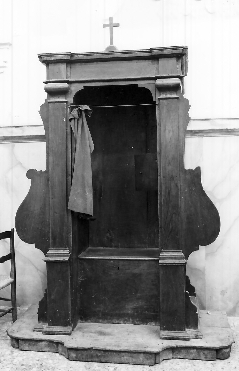 confessionale, opera isolata - bottega calabrese (sec. XIX)