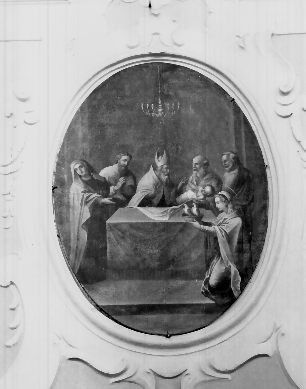 presentazione di Maria Vergine al tempio (dipinto, opera isolata) - ambito calabrese (sec. XIX)