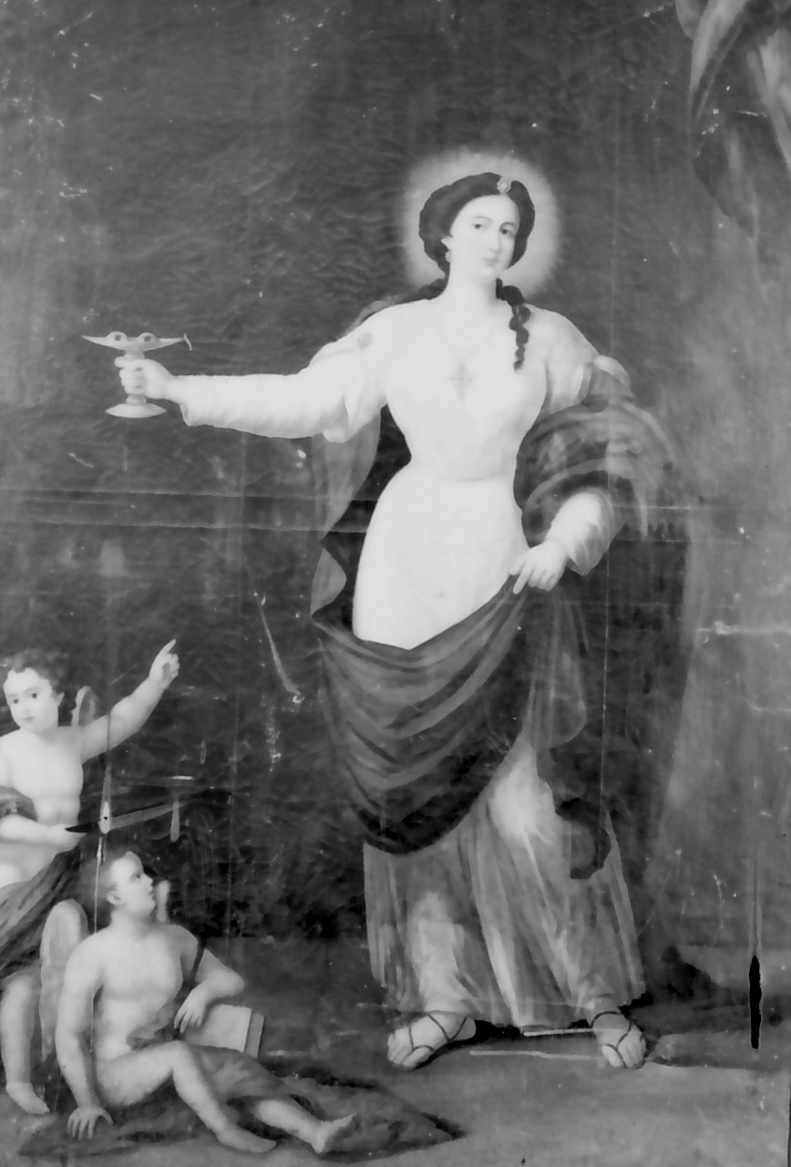 Santa Lucia (dipinto, opera isolata) - ambito calabrese (sec. XIX)