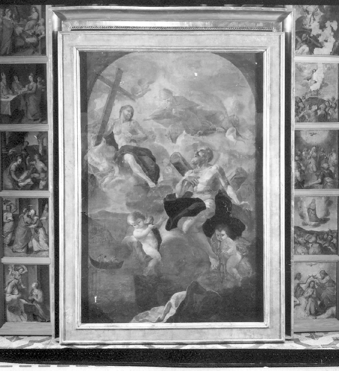 visione di Sant'Andrea (dipinto, opera isolata) di Diano Giacinto (sec. XVIII)