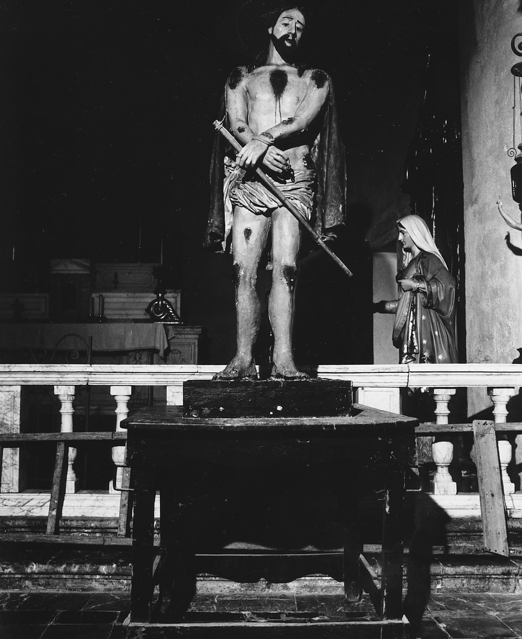 Ecce Homo (statua, opera isolata) di Ingegniere Pietro (sec. XIX)
