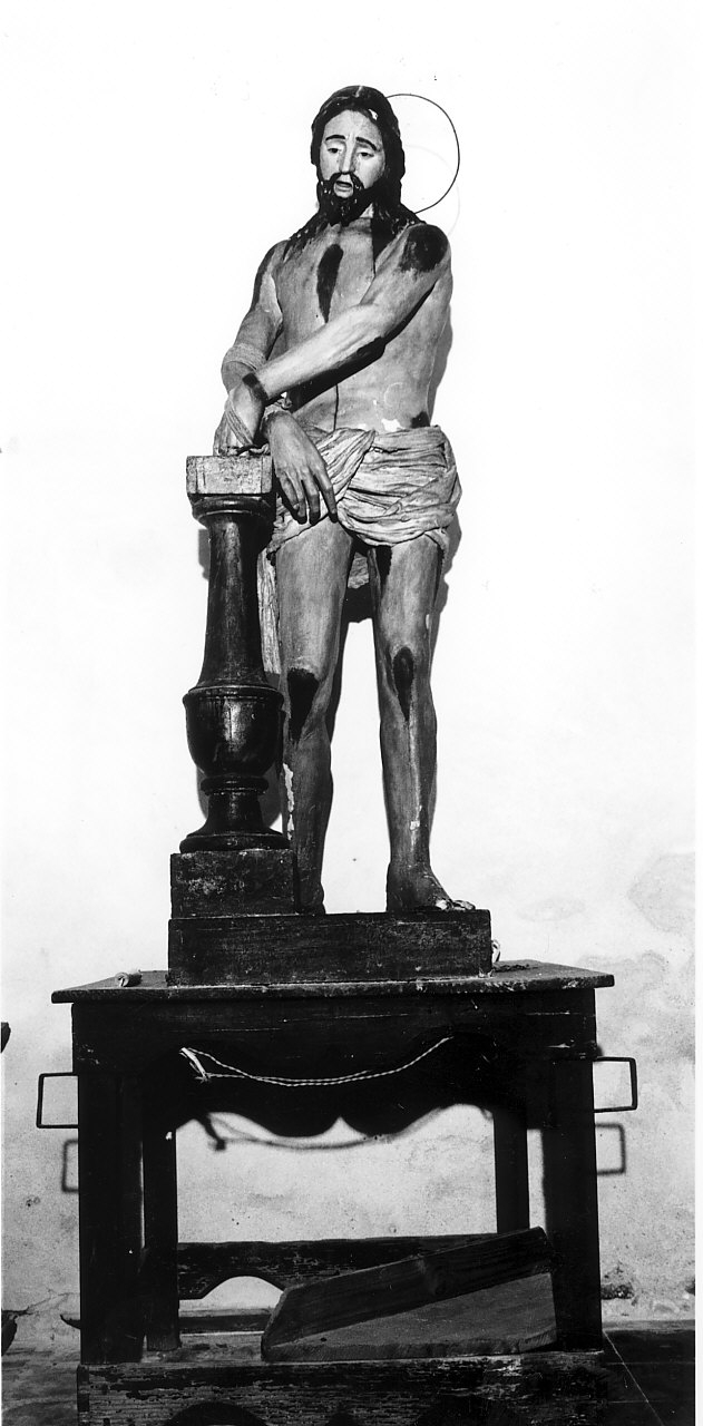 Cristo alla colonna (statua, opera isolata) di Ingegniere Pietro (sec. XIX)