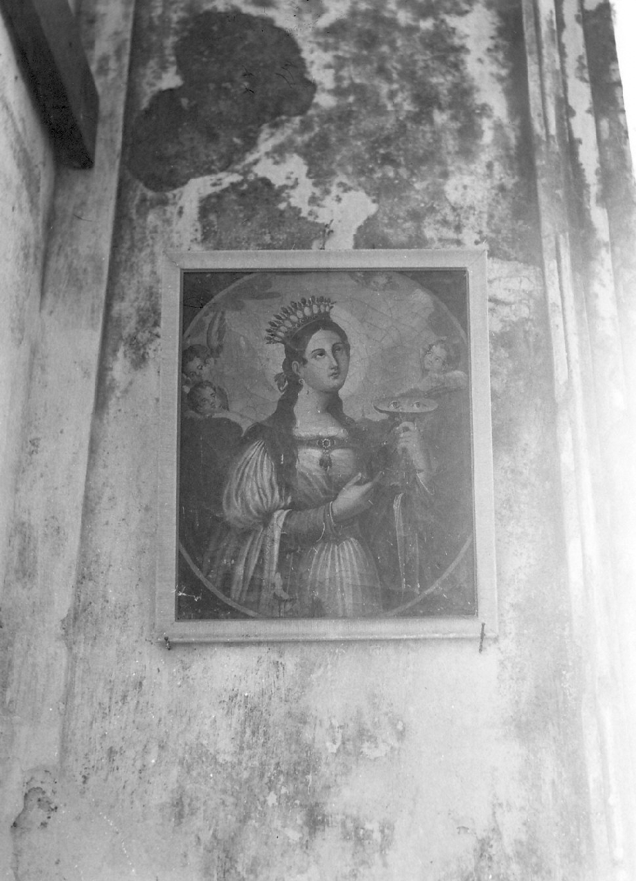 Santa Lucia (dipinto, opera isolata) - ambito Italia meridionale (sec. XIX)