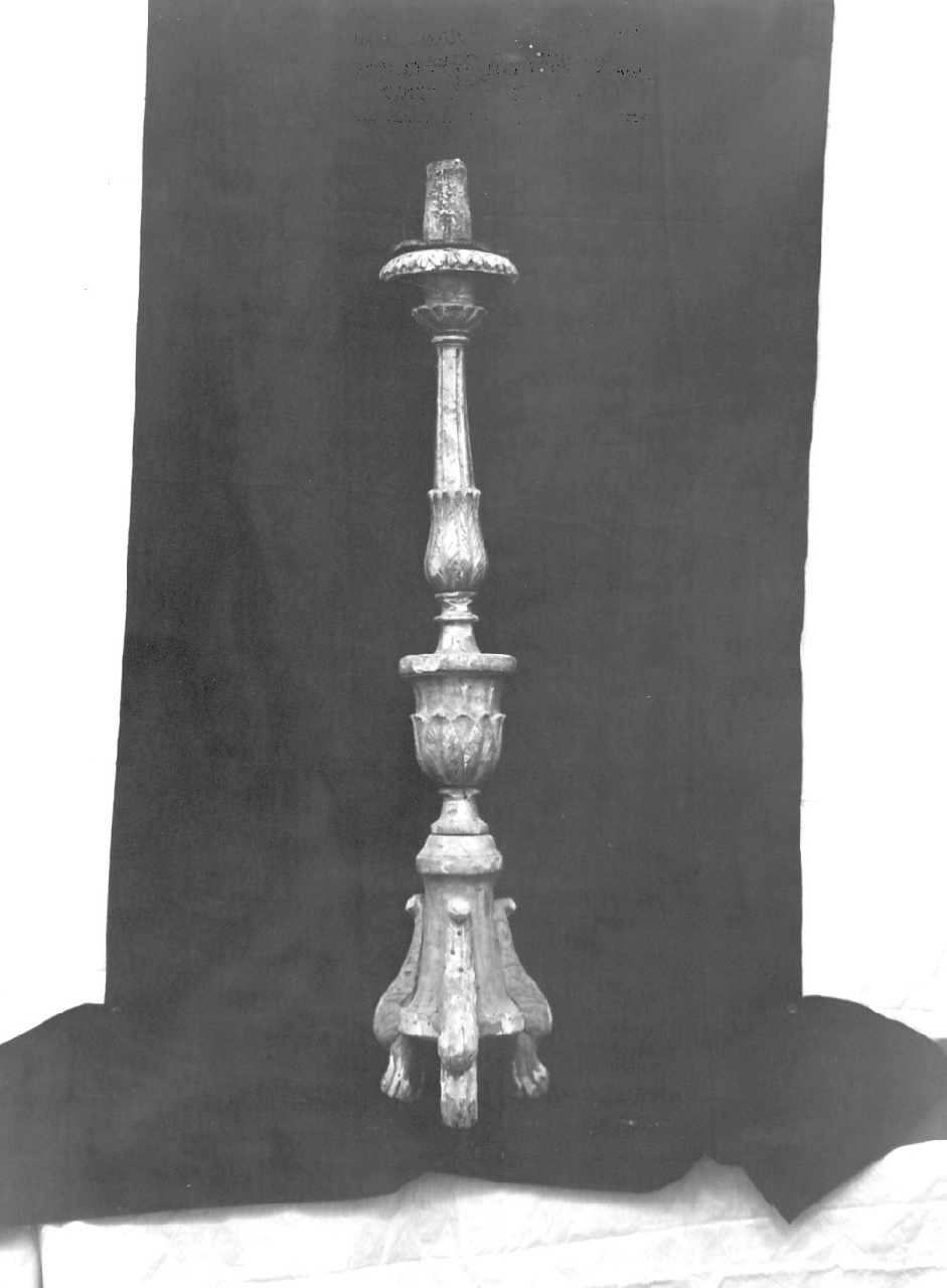 candeliere - bottega calabrese (fine/inizio secc. XVIII/ XIX)