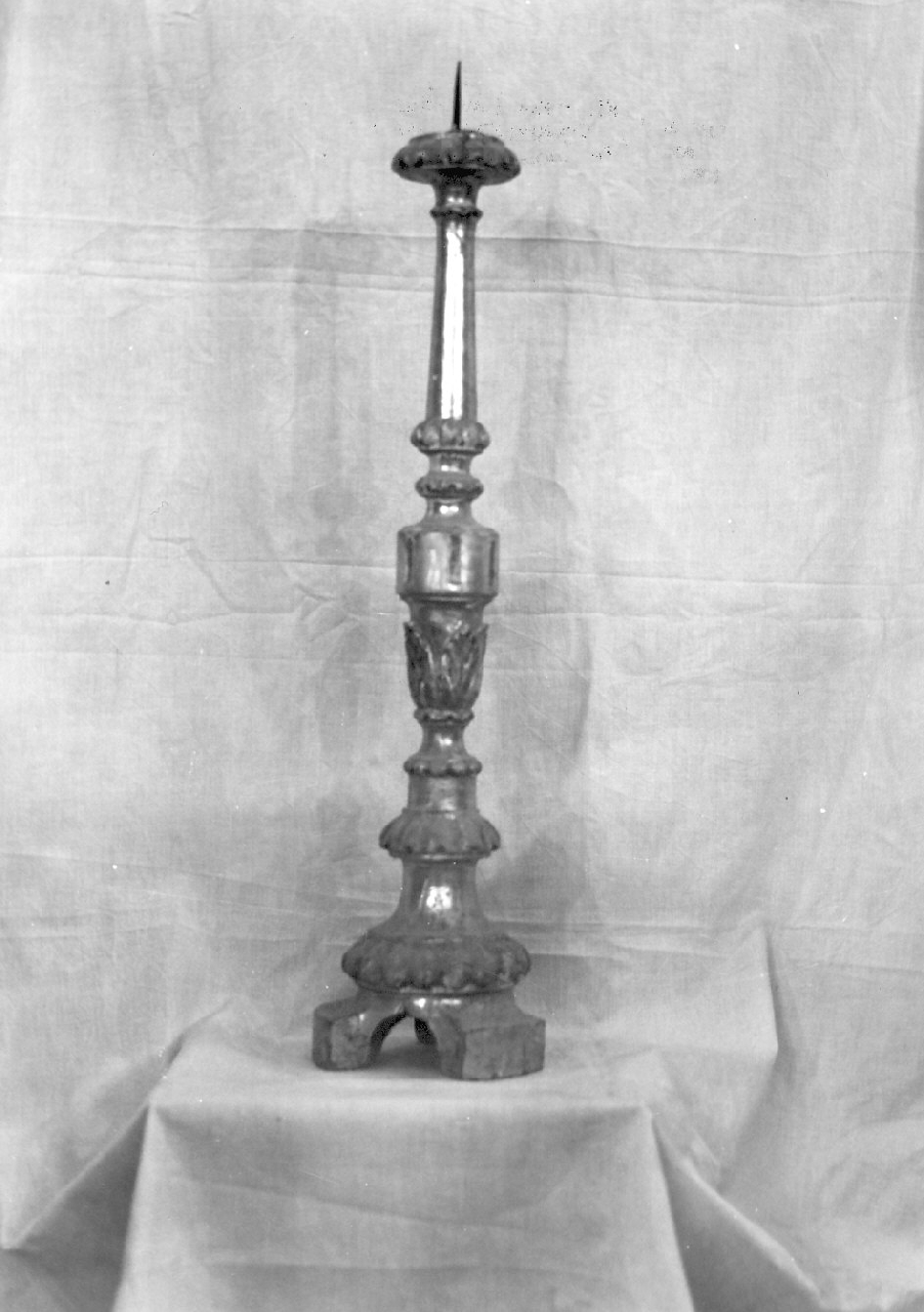 candeliere, opera isolata - bottega calabrese (sec. XIX)