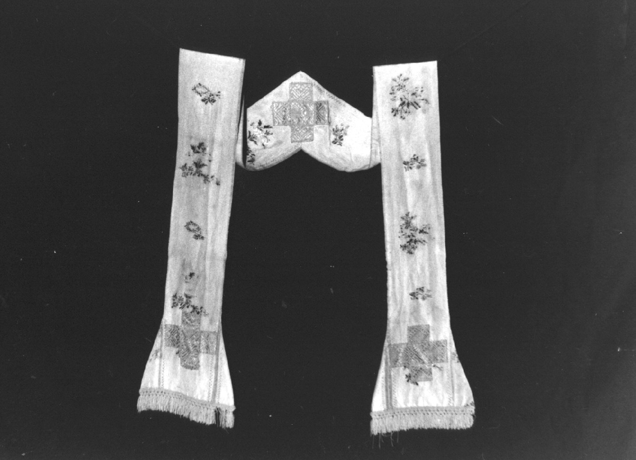 stola, opera isolata - manifattura calabrese (sec. XIX)