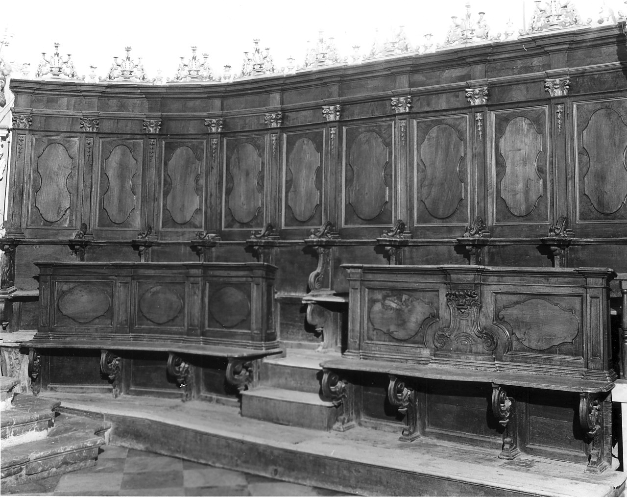 stalli del coro, opera isolata di Foca Domenico (sec. XVIII)