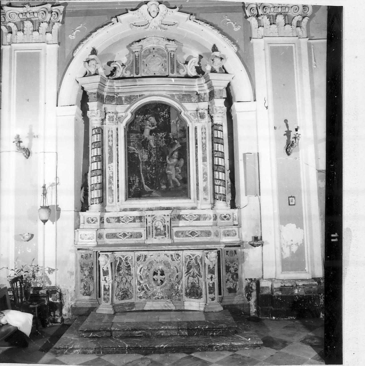 altare, opera isolata - bottega Italia meridionale (fine sec. XIX)