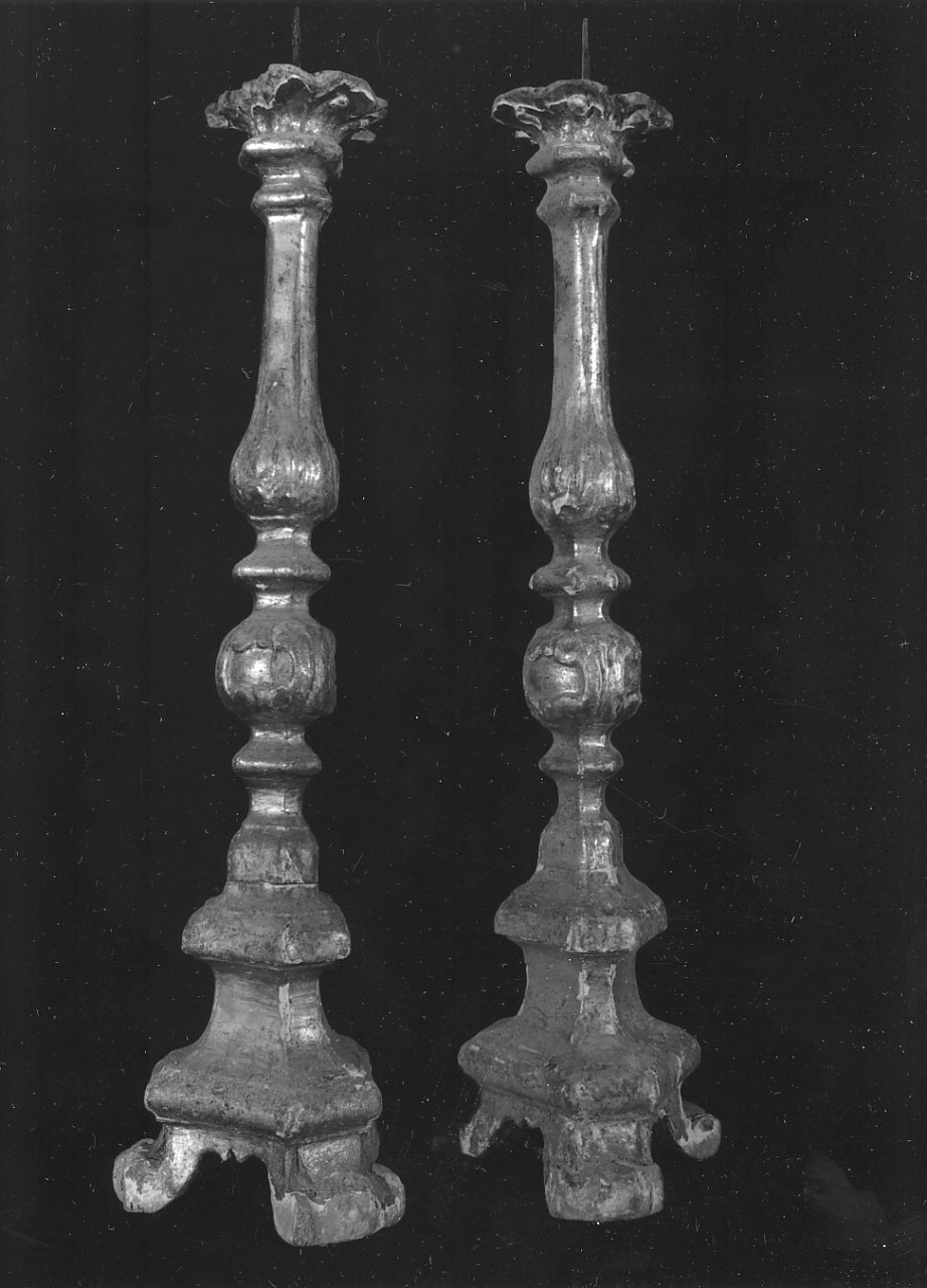 candeliere, serie - bottega Italia meridionale (sec. XIX)