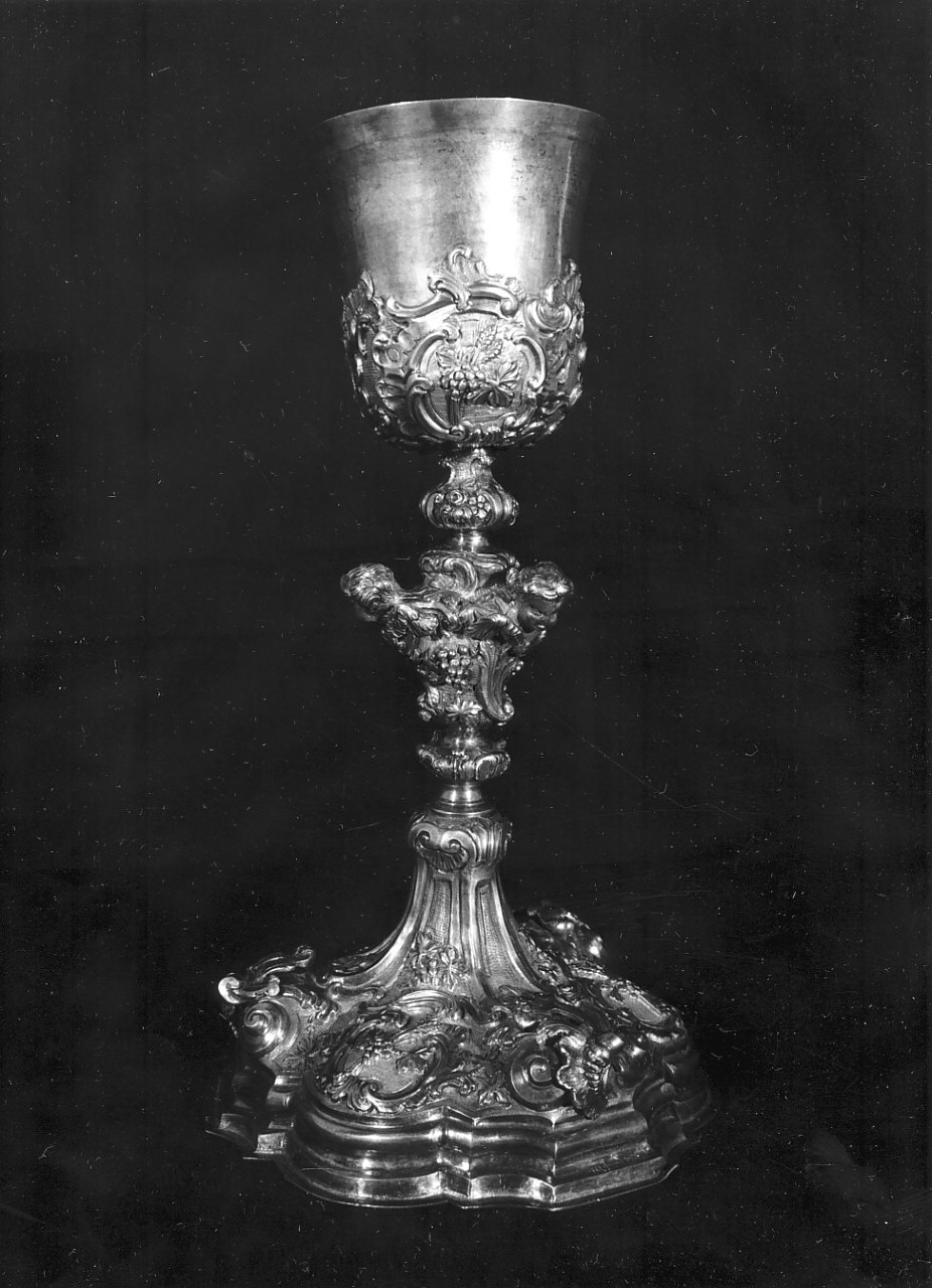 calice, opera isolata - bottega siciliana (fine sec. XVIII)