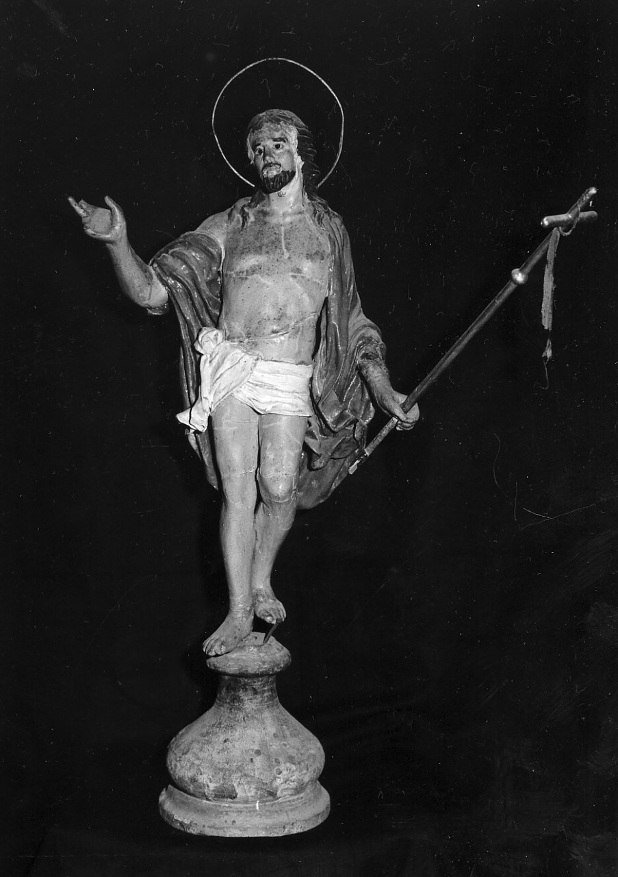 Cristo risorto (statua, opera isolata) di Ingegniere Pietro (sec. XIX)