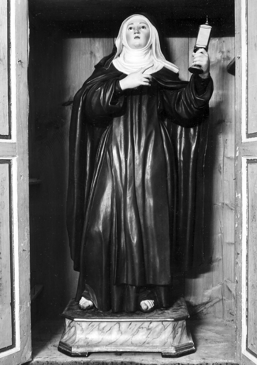 Santa Chiara (statua, opera isolata) - bottega calabrese (sec. XVIII)