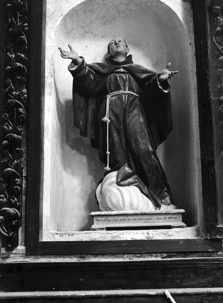 San Pasquale Baylon (statua) - bottega calabrese (prima metà sec. XVIII)