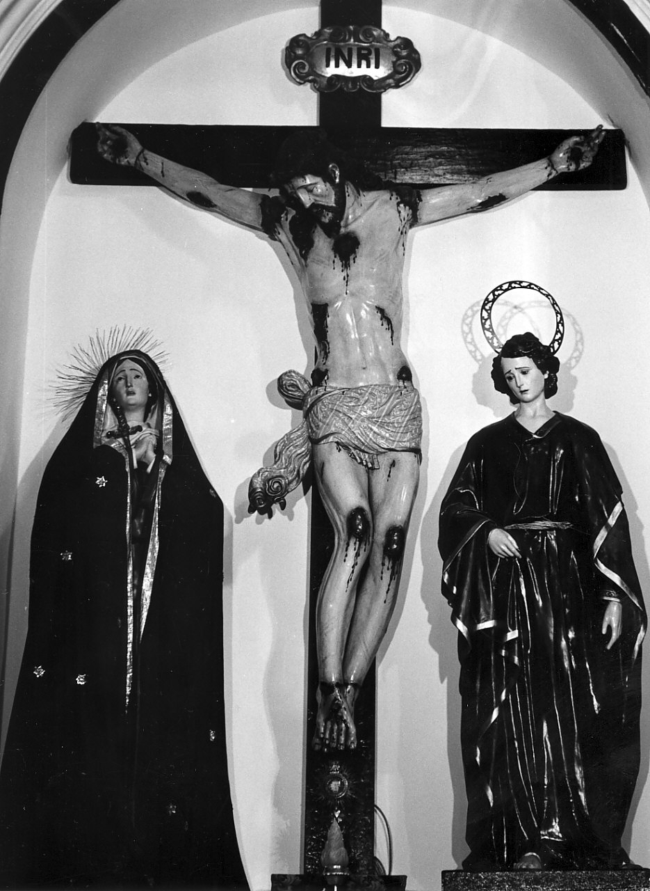 crocifisso, opera isolata - bottega Italia meridionale (sec. XVIII)