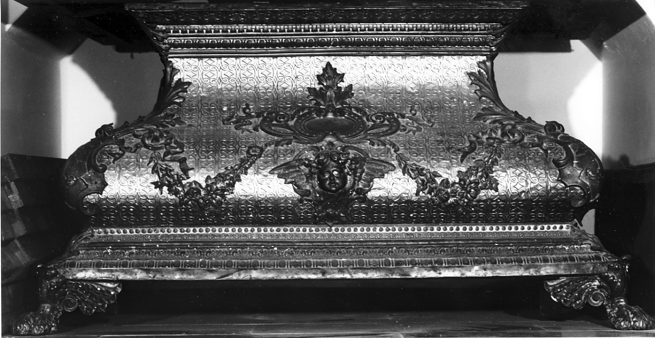 piedistallo di statua, opera isolata - bottega Italia meridionale (fine/inizio secc. XVIII/ XIX)