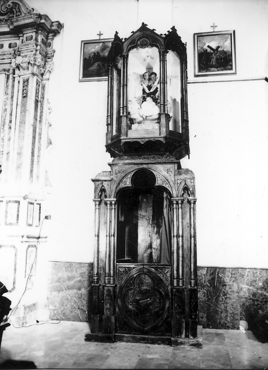 confessionale, opera isolata - bottega calabrese (primo quarto sec. XX)