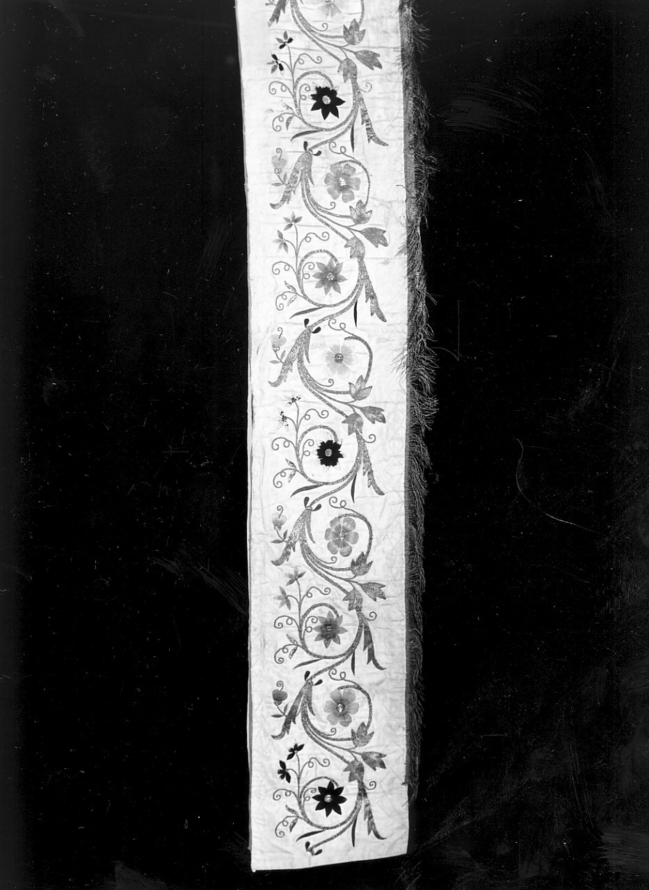 bordura, opera isolata - manifattura napoletana (fine/inizio secc. XVIII/ XIX)