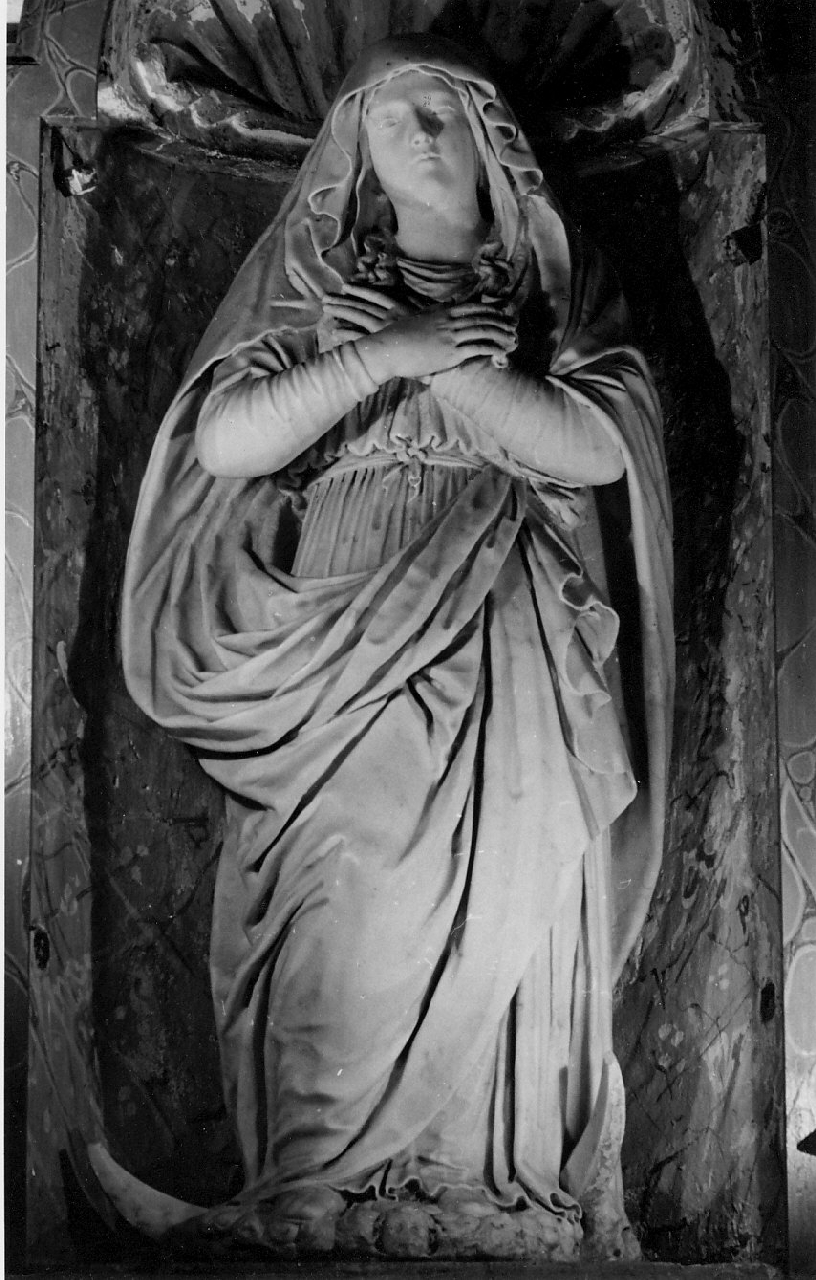 Madonna Immacolata (statua, opera isolata) - bottega serrese (?) (sec. XVIII)