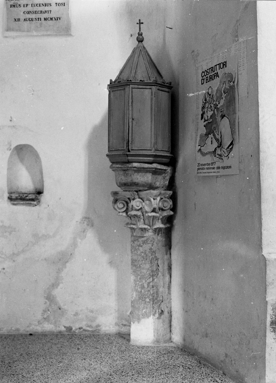 capitello corinzio, opera isolata - bottega calabrese (sec. XVII)