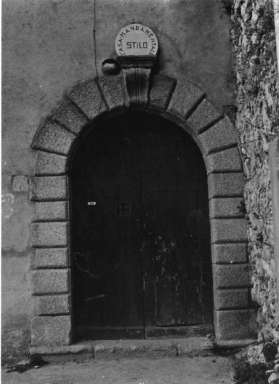 portale, opera isolata - bottega calabrese (fine/inizio secc. XVIII/ XIX)