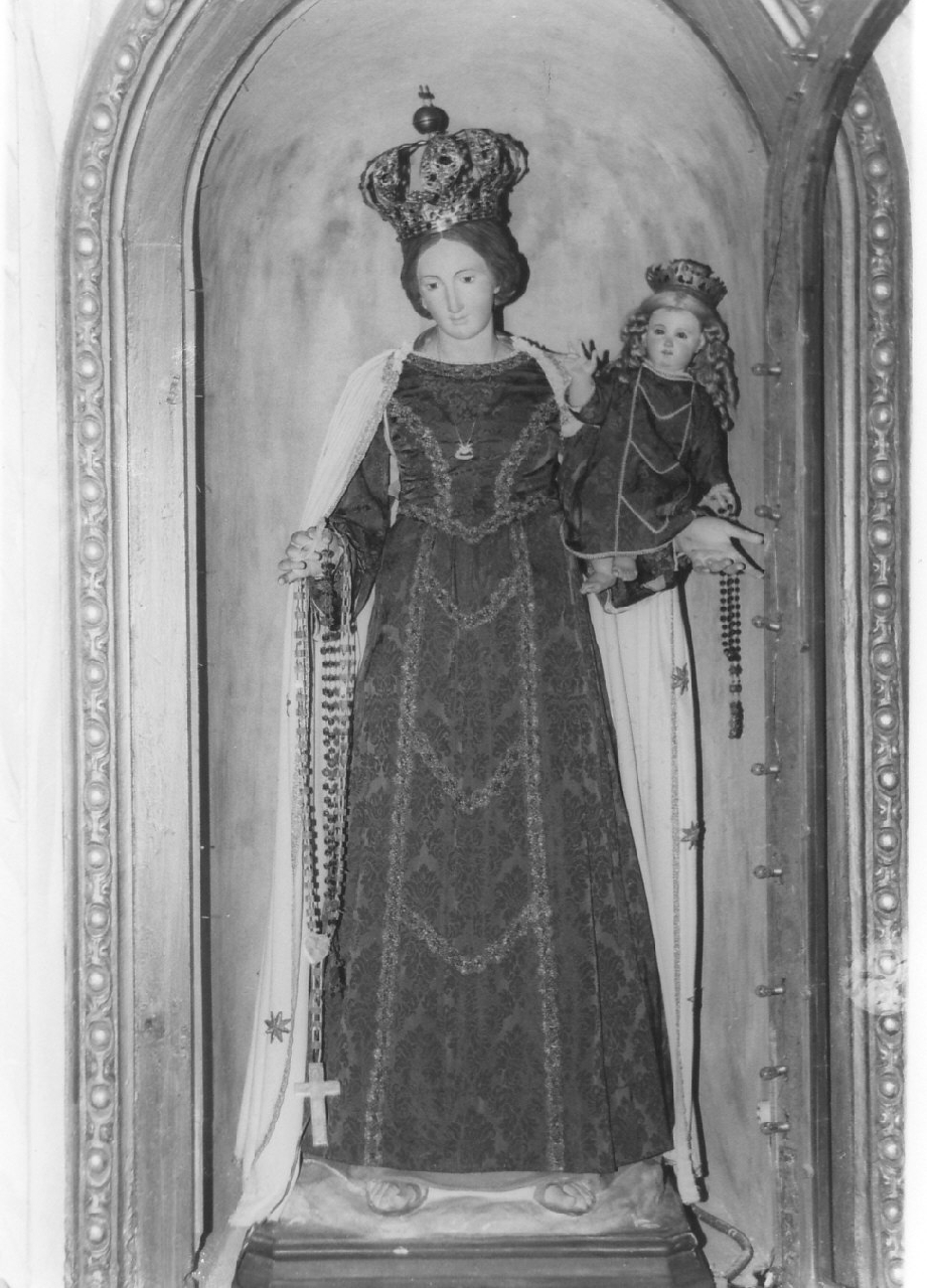 Madonna del Rosario (manichino, opera isolata) - bottega Italia meridionale (fine sec. XVIII)