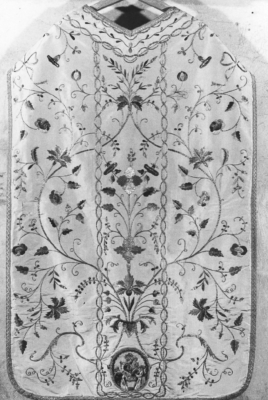 paramento liturgico, complesso decorativo - manifattura Italia meridionale (sec. XIX)