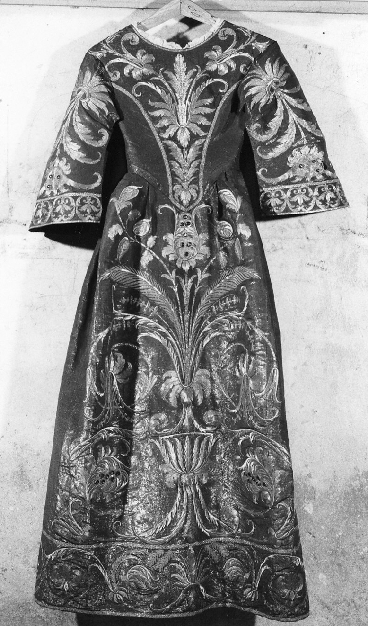 veste da statua, opera isolata - manifattura Italia meridionale (sec. XIX)