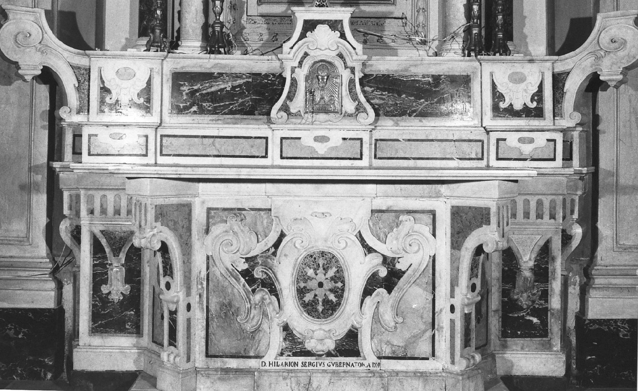 altare, opera isolata - bottega serrese (sec. XVIII)