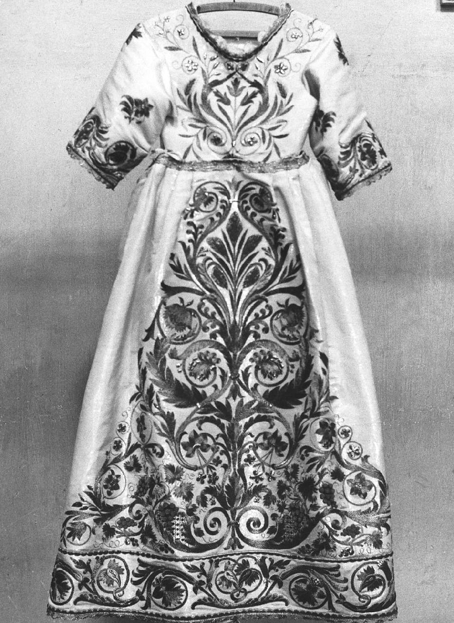 veste da statua, opera isolata - manifattura Italia meridionale (sec. XIX)