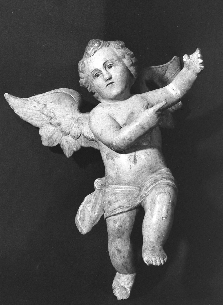 angioletto (statua, serie) - bottega Italia meridionale (sec. XIX)