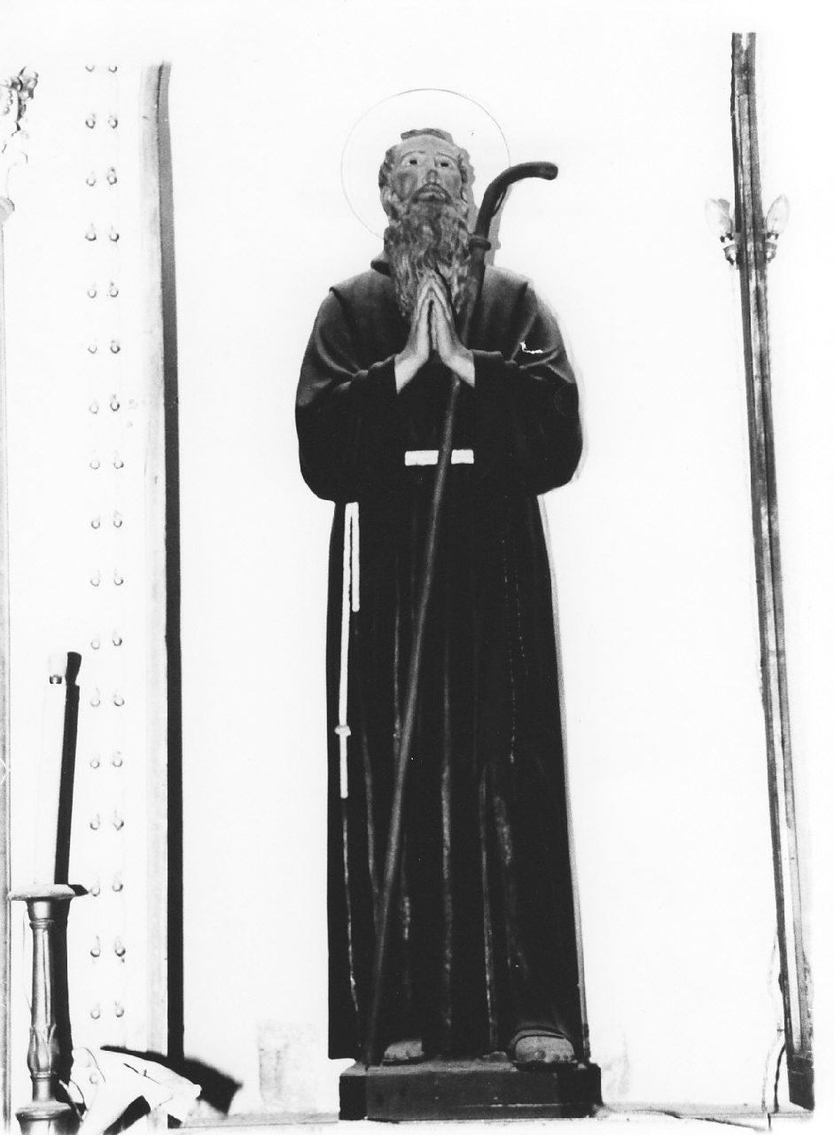 San Francesco di Paola (statua, opera isolata) di Casa veneta arredi sacri Plinio Frigo (inizio sec. XX)