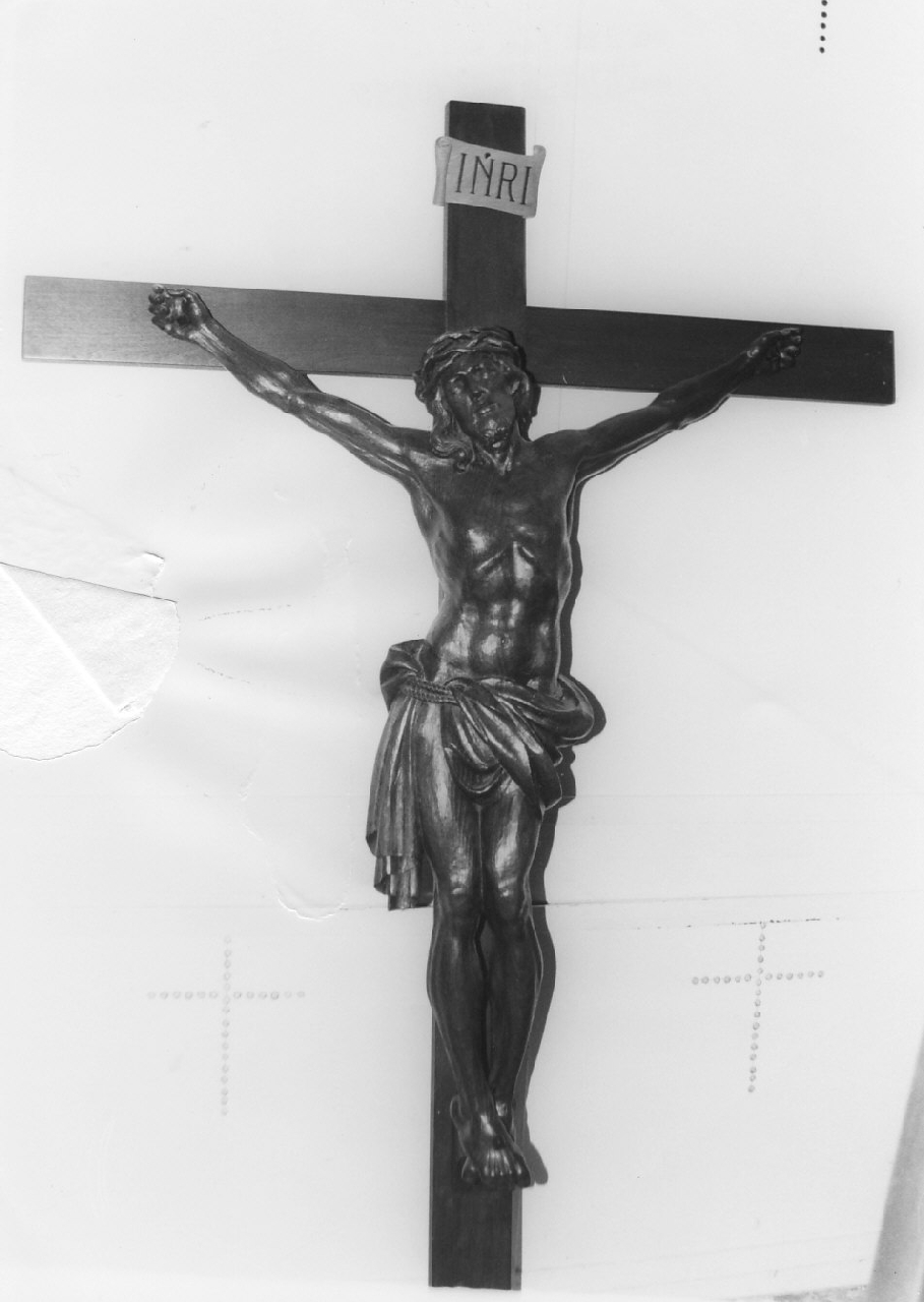 crocifisso, opera isolata - bottega Italia meridionale (sec. XVIII)