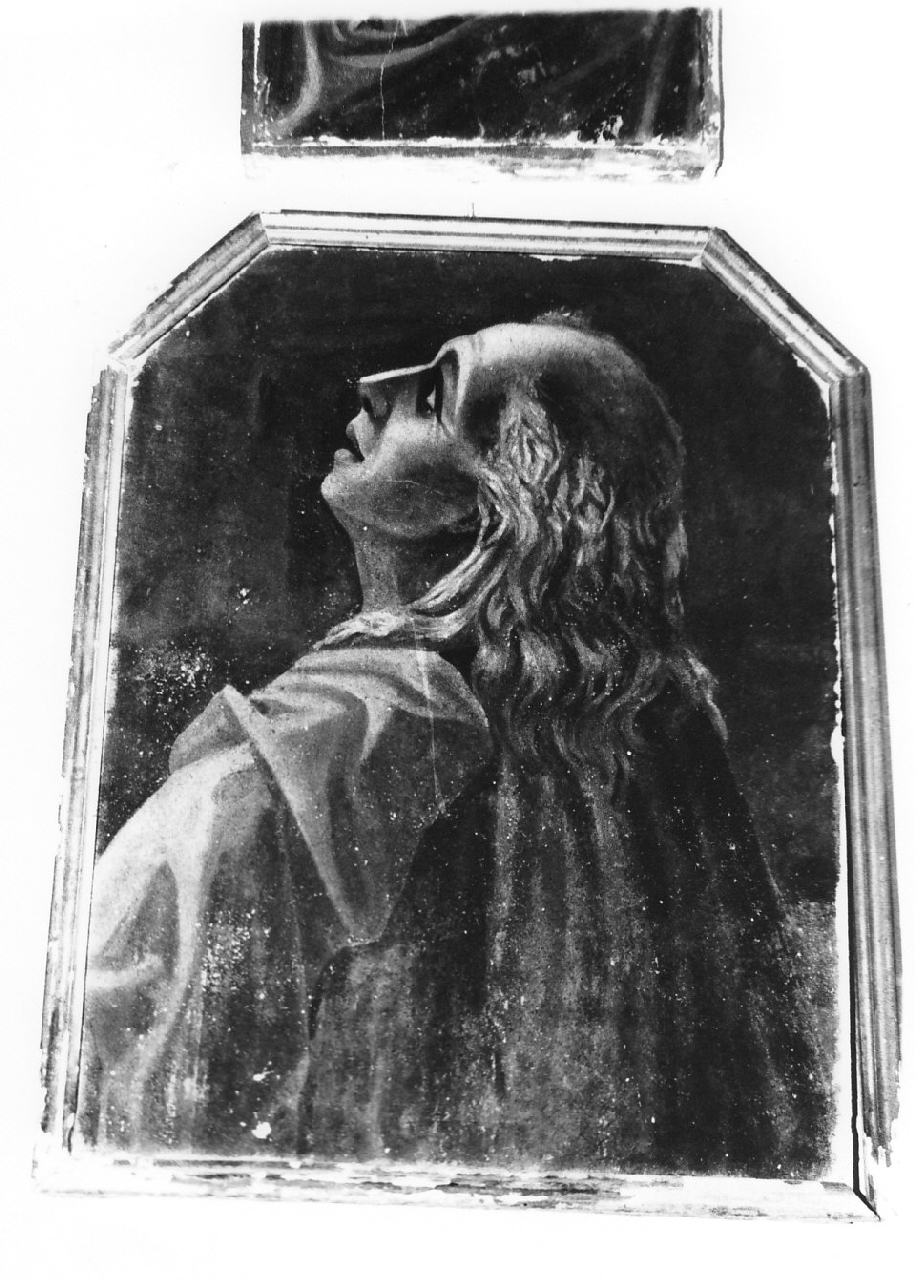 figura maschile (dipinto, frammento) - ambito Italia meridionale (fine sec. XIX)