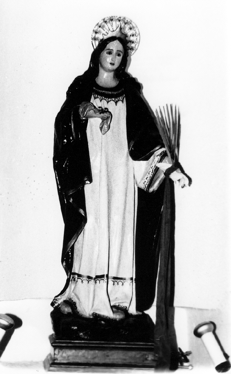 Santa Lucia (statua, opera isolata) di Guacci Luigi (inizio sec. XX)