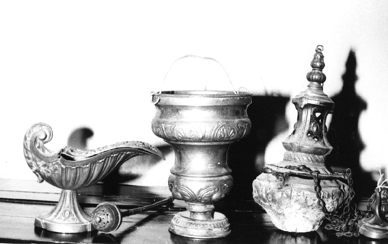 servizio per incensazione, insieme - bottega Italia meridionale (sec. XIX)