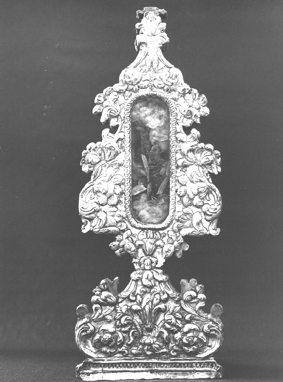 reliquiario, opera isolata - bottega Italia meridionale (sec. XVIII)