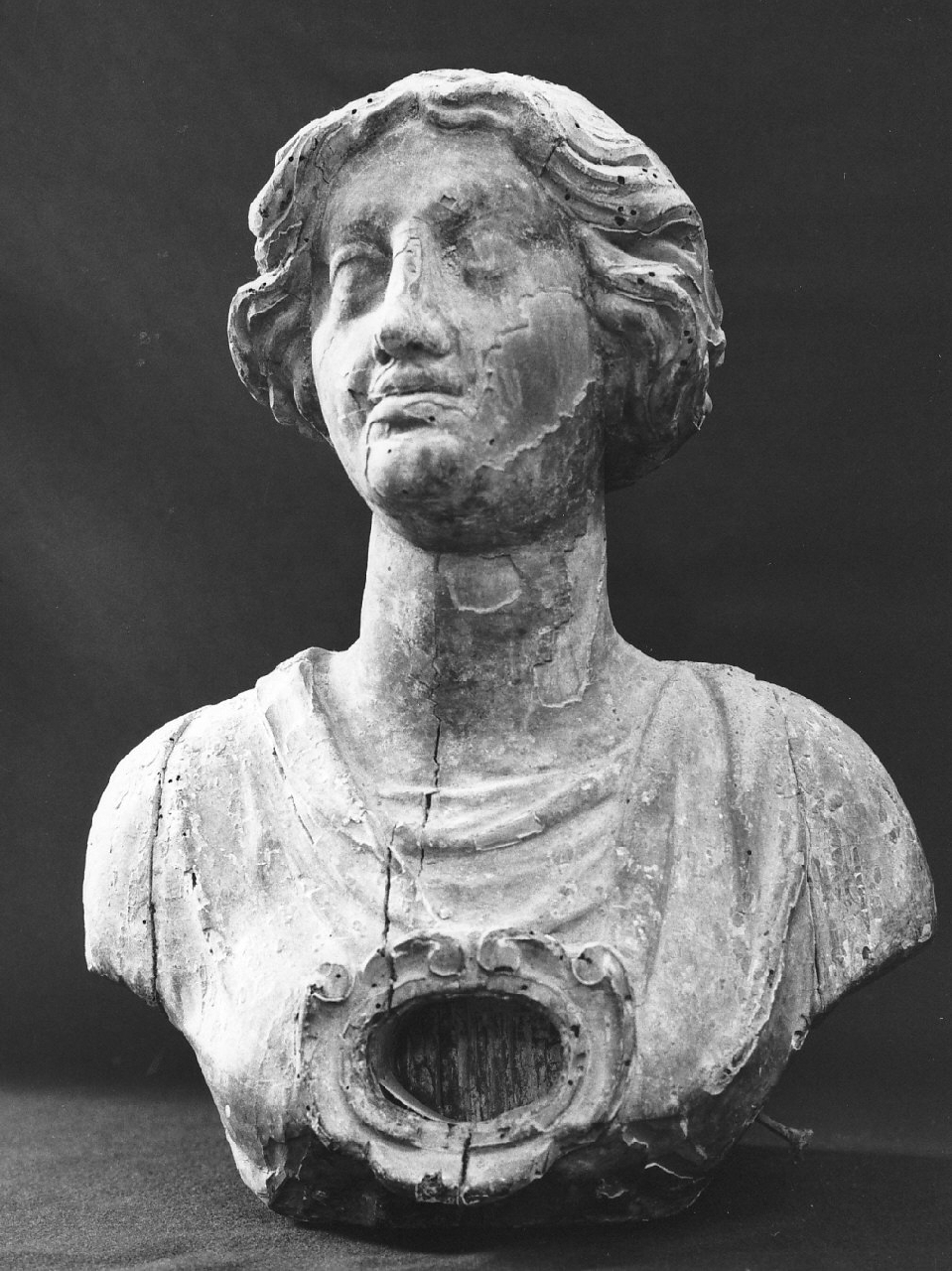 Santa (reliquiario - a busto, opera isolata) - bottega Italia meridionale (sec. XVII)