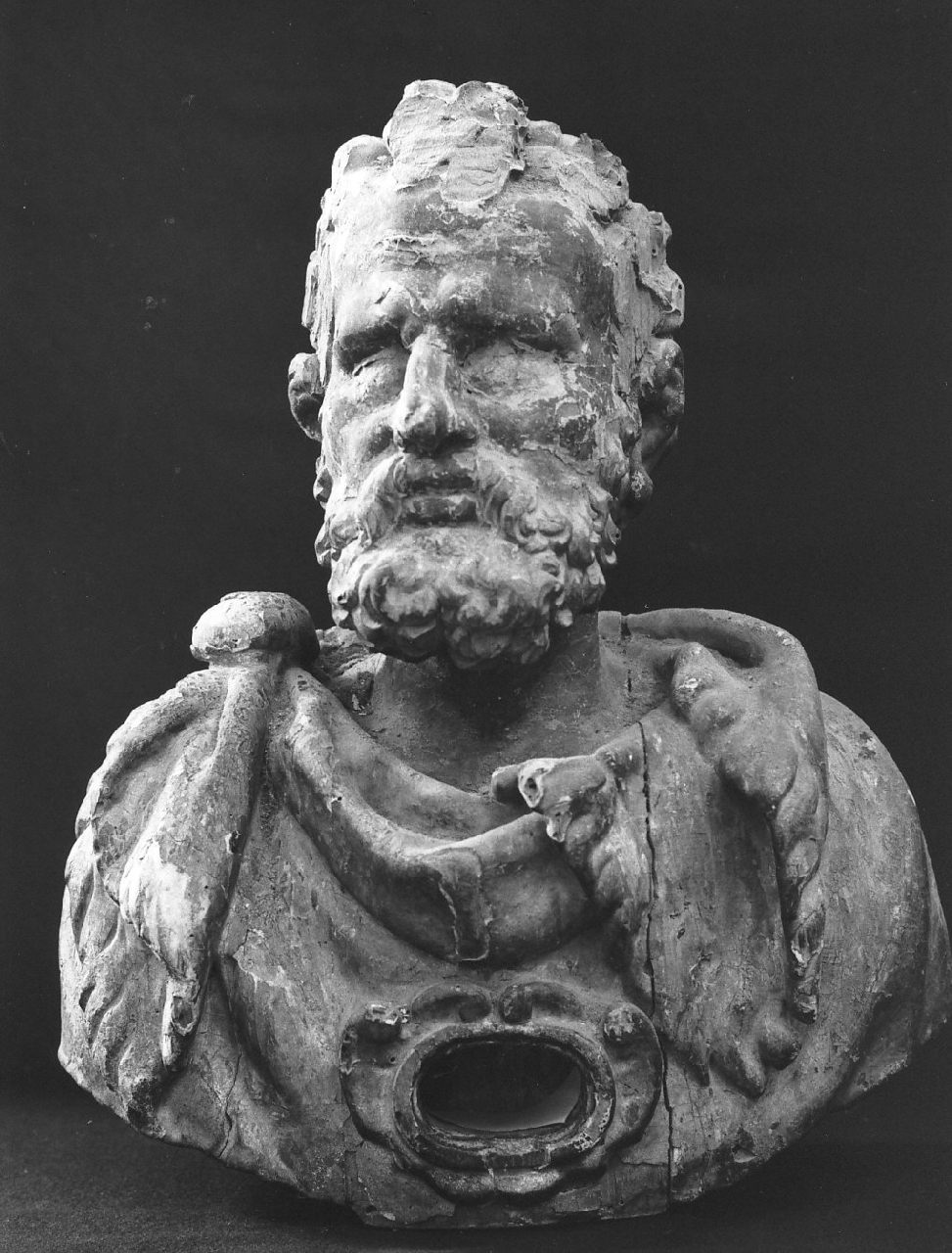 Santo (reliquiario - a busto, opera isolata) - bottega Italia meridionale (sec. XVII)