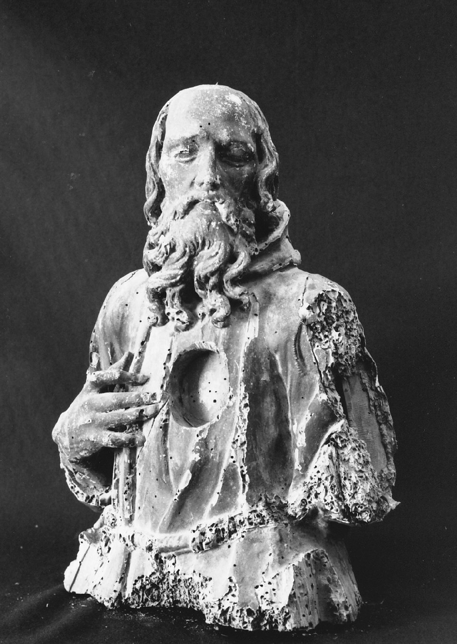 Santo monaco (reliquiario - a busto, opera isolata) - bottega Italia meridionale (seconda metà sec. XVI)