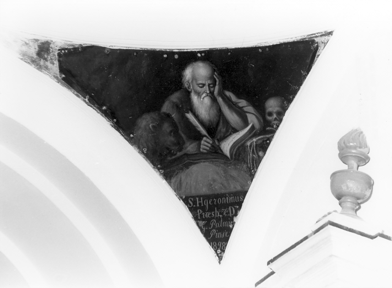 San Girolamo (dipinto, elemento d'insieme) di Palmieri G (sec. XIX)