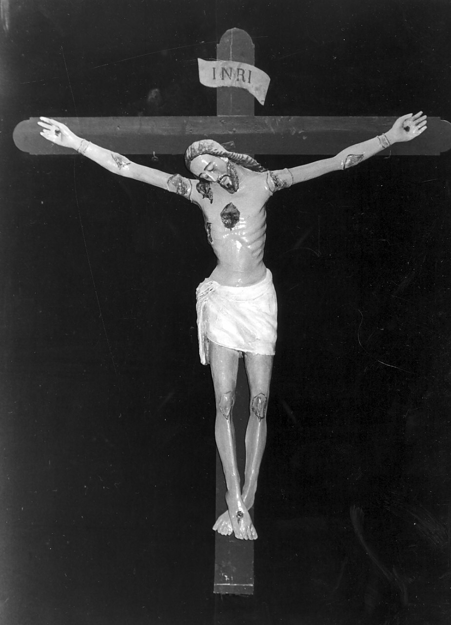 crocifisso, opera isolata - bottega Italia meridionale (inizio sec. XX)