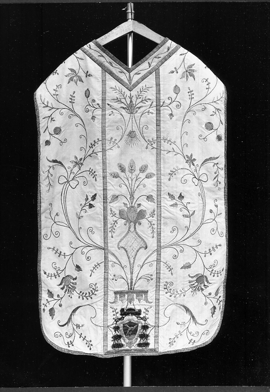 pianeta, elemento d'insieme - manifattura calabrese (prima metà sec. XIX)