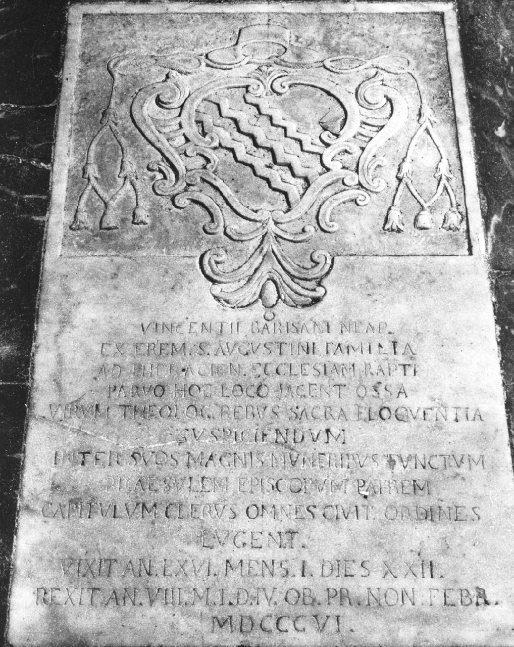 lastra tombale, opera isolata - bottega calabrese (sec. XIX)