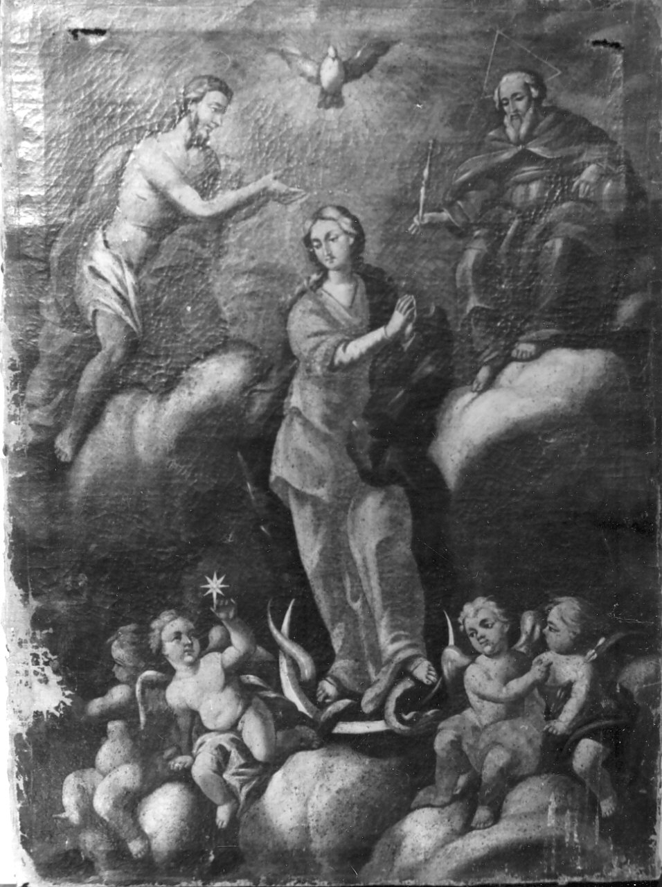 Immacolata Concezione (dipinto, opera isolata) - ambito Italia meridionale (sec. XVIII)