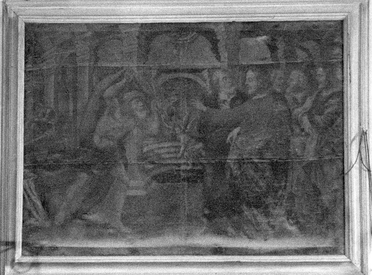 Cristo guarisce il paralitico di Cafarnao (dipinto, opera isolata) - ambito napoletano (sec. XVIII)