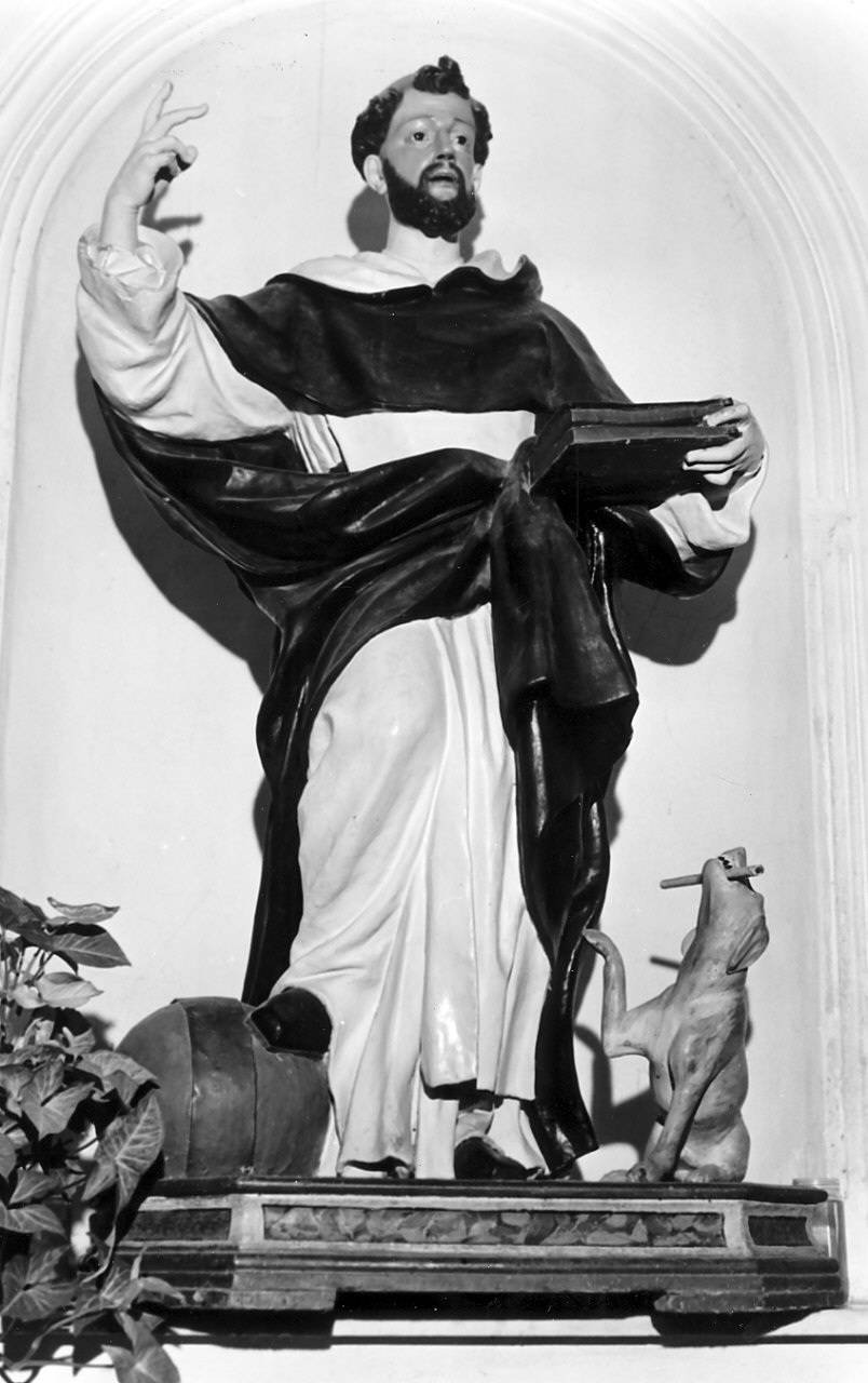 San Domenico (statua, opera isolata) - bottega Italia meridionale (sec. XVIII)