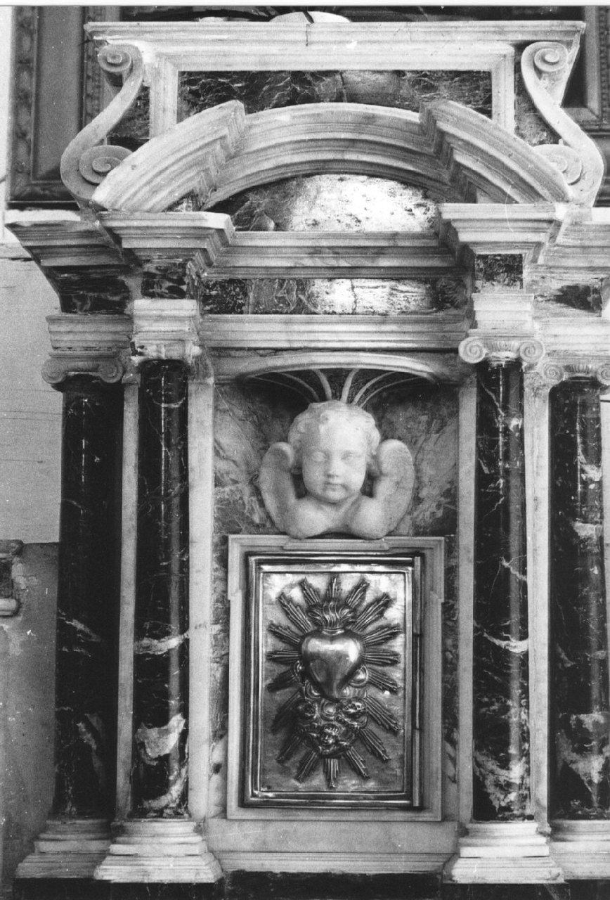 tabernacolo, opera isolata - bottega Italia meridionale (fine/inizio secc. XVIII/ XIX)