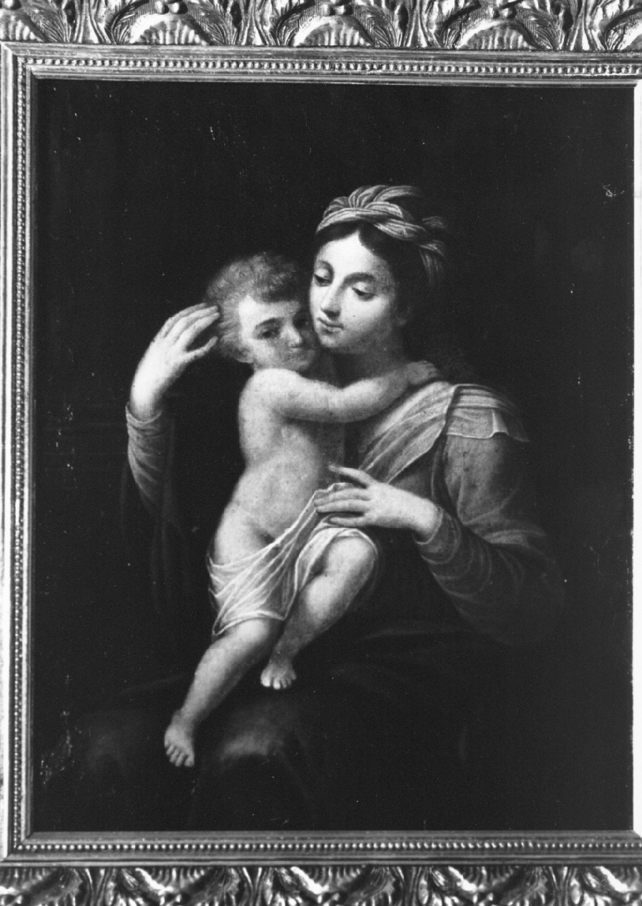 Madonna con Bambino (dipinto, opera isolata) - ambito Italia meridionale (sec. XVII, sec. XVIII)