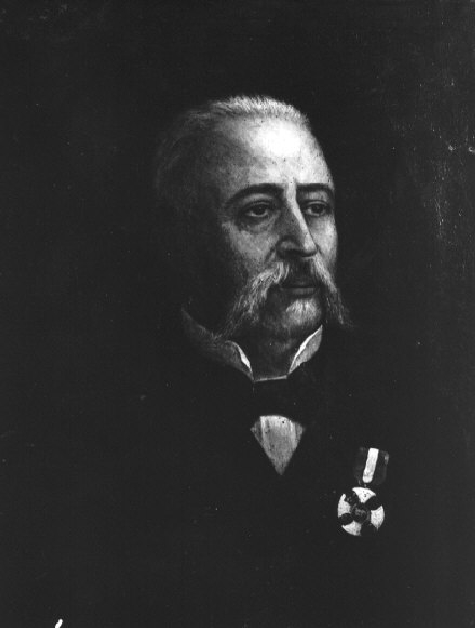 dott. Vincenzo Aly, ritratto d'uomo (dipinto, opera isolata) - ambito calabrese (fine sec. XIX)