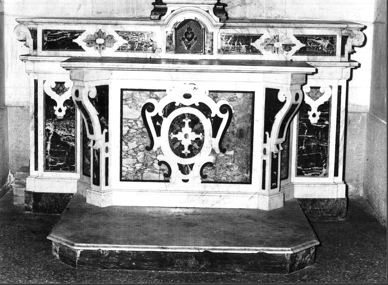 altare, opera isolata - bottega serrese (sec. XVIII)